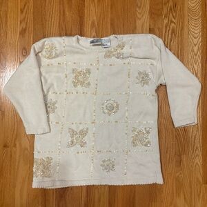 Vintage Sequin Sweater